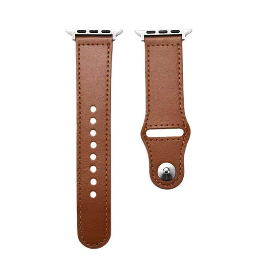 Correa de Cuero Genuino Compatible con Apple Watch Serie 1 y SE