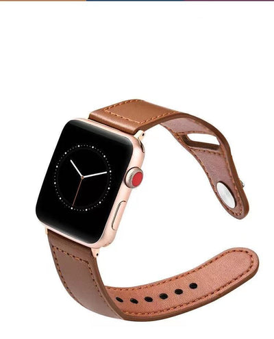 Correa de Cuero Genuino Compatible con Apple Watch Serie 1 y SE - Image 4