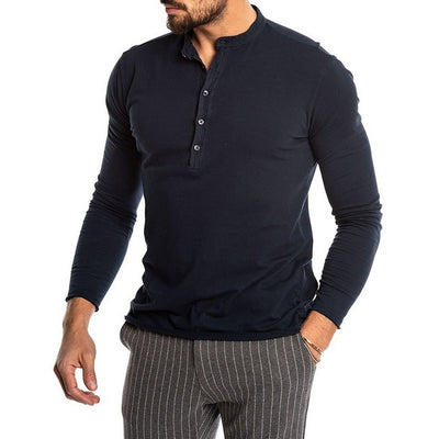 Camiseta Básica de Manga Larga Cuello Redondo - Image 13