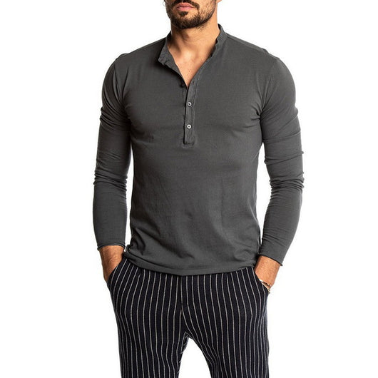 Camiseta Básica de Manga Larga Cuello Redondo - Image 14