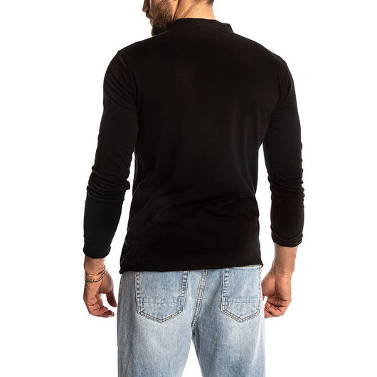 Camiseta Básica de Manga Larga Cuello Redondo - Image 6
