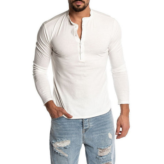 Camiseta Básica de Manga Larga Cuello Redondo - Image 3