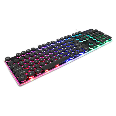 Teclado Gaming Mecánico Flotante con Iluminación LED y Teclas Luminosas - Image 9