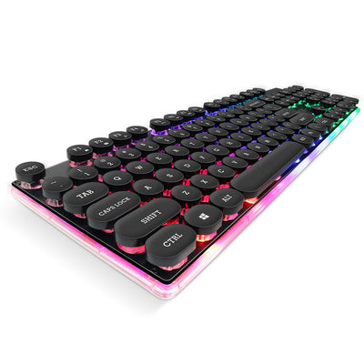 Teclado Gaming Mecánico Flotante con Iluminación LED y Teclas Luminosas - Image 2