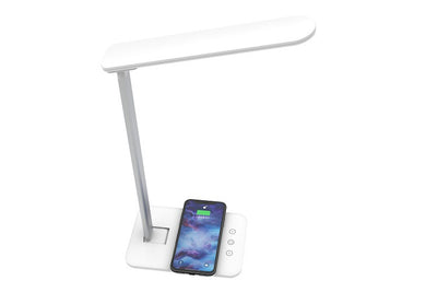Lámpara de Escritorio con Cargador Inalámbrico 10W 4 en 1 para Apple
