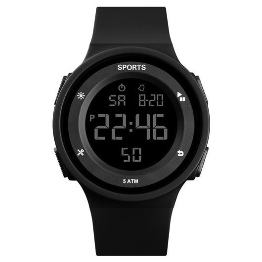 Reloj Digital Deportivo Azul Rayo para Niños y Estudiantes
