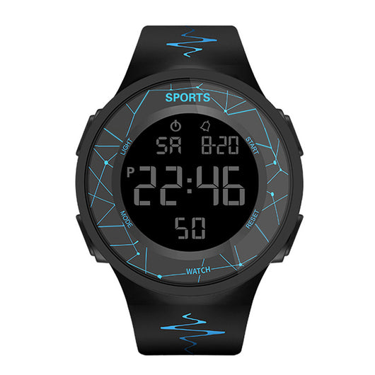 Reloj Digital Deportivo Azul Rayo para Niños y Estudiantes - Image 2