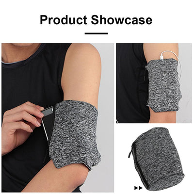 Brazalete Deportivo Portacélular Universal con Bolsillo para Billetera y Tarjetas - Image 12