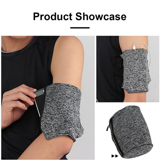 Brazalete Deportivo Portacélular Universal con Bolsillo para Billetera y Tarjetas - Image 12