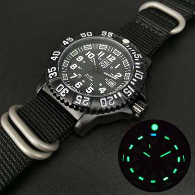 Reloj Militar Deportivo con Correa Tejida, Calendario y Resistencia al Agua - Image 8