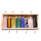 Set de Puntas de Cristal Natural Cuarzo Blanco con Caja de Madera de 8 Colores