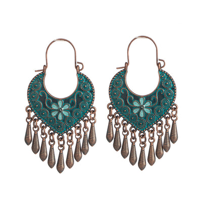 Aretes Bohemios Largos Étnicos Retro - Diseño Exagerado y Personalidad - Image 6