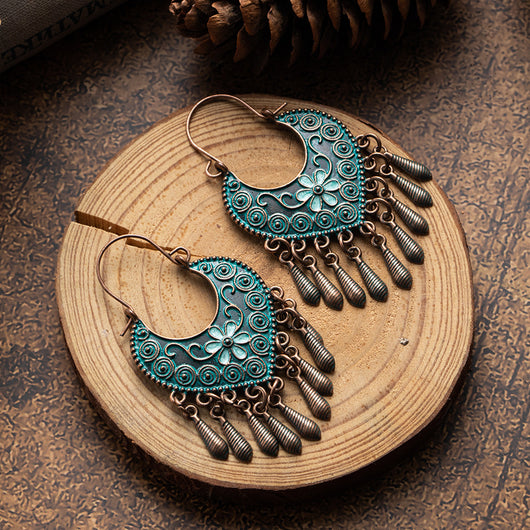 Aretes Bohemios Largos Étnicos Retro - Diseño Exagerado y Personalidad - Image 8