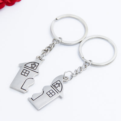 Llavero de Aleación Forma Casa para Parejas - Recuerdo de Viajes - Image 5