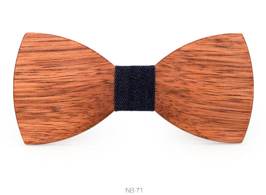 Corbatín de Madera Elegante y Versátil para Hombre - Image 2