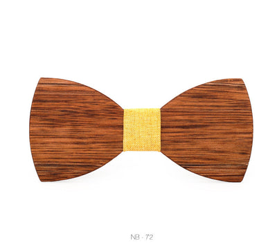 Corbatín de Madera Elegante y Versátil para Hombre - Image 3