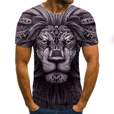 Camiseta Estampada Rift Lion Manga Corta