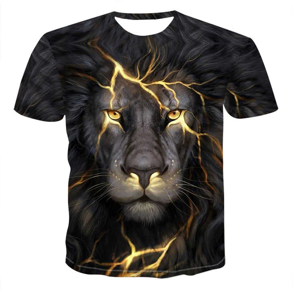 Camiseta Estampada Rift Lion Manga Corta