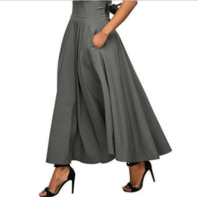 Faldas Midi Elegantes de Moda Europea y Americana para Mujer - Image 4