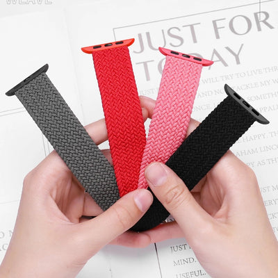 Correa Tejida Compatible con Apple Watch - Diseño Elegante y Duradero - Image 26