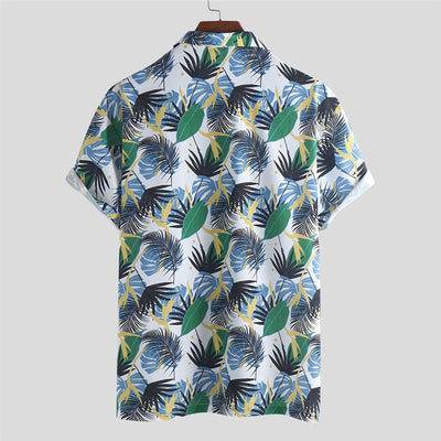 Camisa Floral Casual para Hombre Tallas Grandes con Cuello Solapa - Image 10