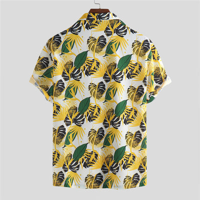 Camisa Floral Casual para Hombre Tallas Grandes con Cuello Solapa - Image 2