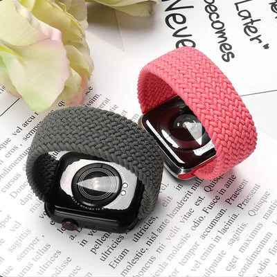 Correa Tejida Compatible con Apple Watch - Diseño Elegante y Duradero - Image 4