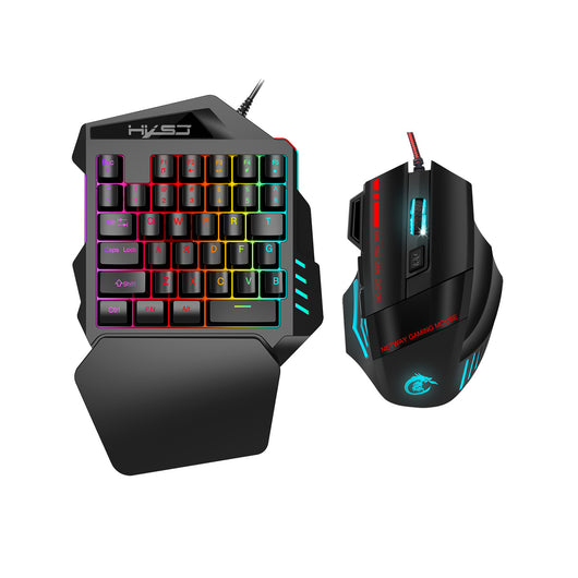 Teclado Gaming Compacto de Una Mano con Diseño Multicolor - Image 8