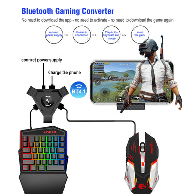 Teclado Gaming Compacto de Una Mano con Diseño Multicolor - Image 9