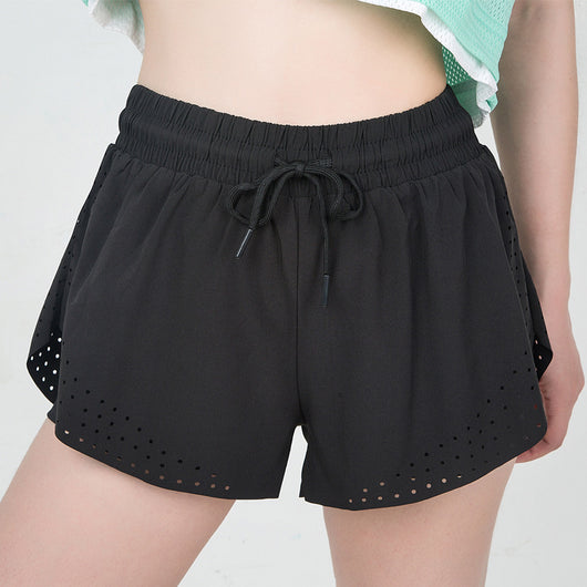 Pantalones Deportivos Yoga Dos Capas con Falso Conjunto - Image 10