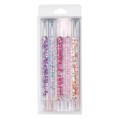 Kit Profesional de Nail Art con Varillas Dobles Transparentes - Image 11