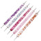 Kit Profesional de Nail Art con Varillas Dobles Transparentes