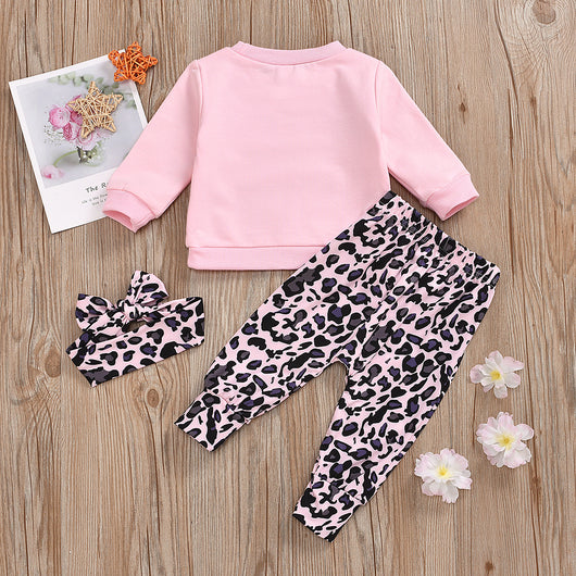 Conjunto Infantil Estampado Leopardo con Pantalón de Manga Larga - Image 10