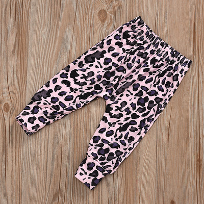 Conjunto Infantil Estampado Leopardo con Pantalón de Manga Larga - Image 4