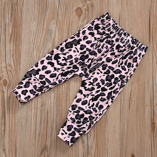 Conjunto Infantil Estampado Leopardo con Pantalón de Manga Larga - Image 4