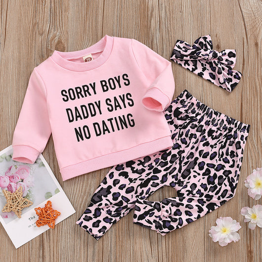 Conjunto Infantil Estampado Leopardo con Pantalón de Manga Larga - Image 2