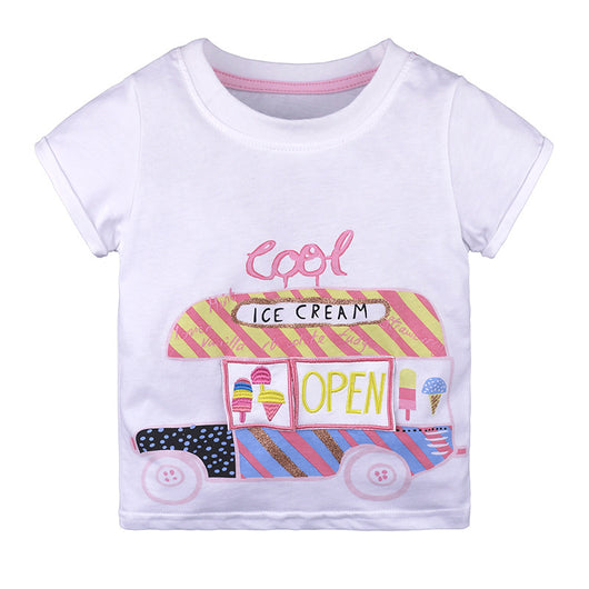 Camiseta Básica de Algodón Tejido para Bebé - Unisex Manga Corta - Image 5