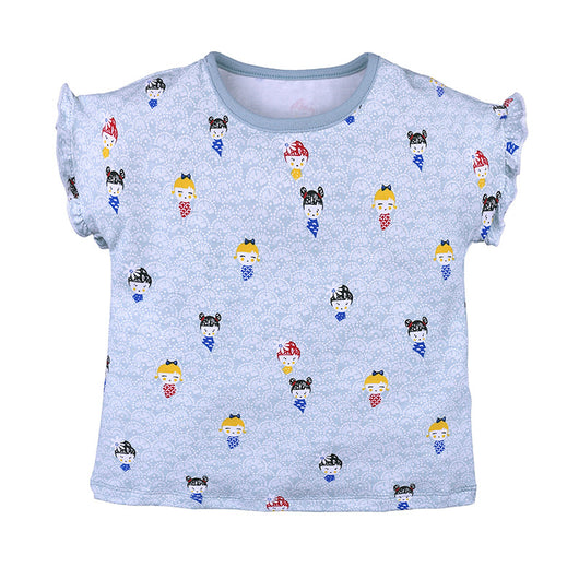 Camiseta Básica de Algodón Tejido para Bebé - Unisex Manga Corta - Image 4