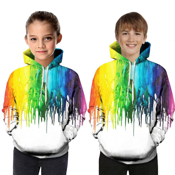 Sudadera con Capucha Estampada Digital para Niños
