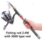 2.4M Rod With 3000 Type Reel