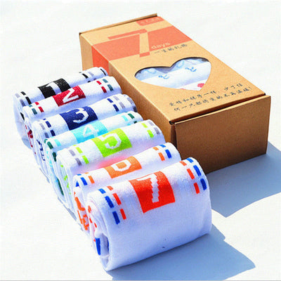 Calcetines de Algodón Polipropileno Blancos - Pack 7 Días - Image 2