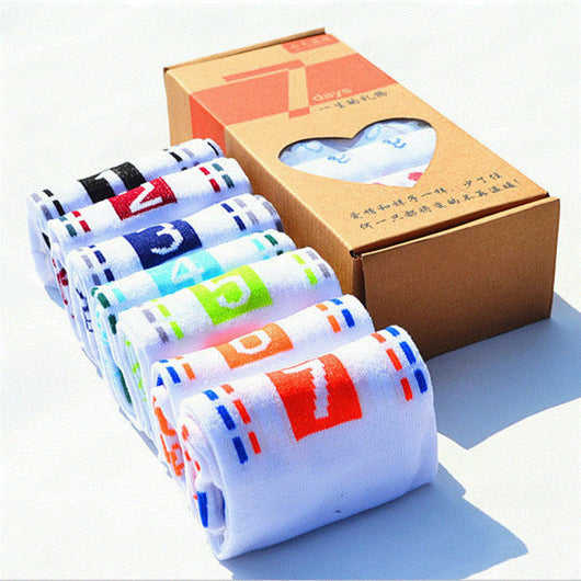 Calcetines de Algodón Polipropileno Blancos - Pack 7 Días - Image 2