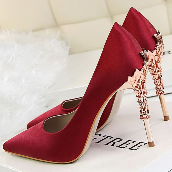 Zapatos de Tacón Stiletto Puntiagudo para Dama de Honor y Novia