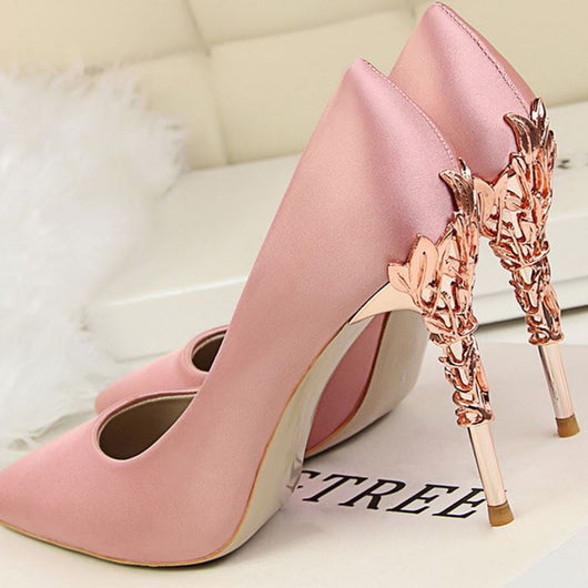 Zapatos de Tacón Stiletto Puntiagudo para Dama de Honor y Novia - Image 5