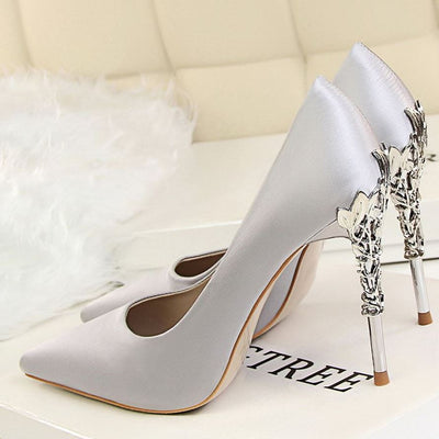 Zapatos de Tacón Stiletto Puntiagudo para Dama de Honor y Novia - Image 12