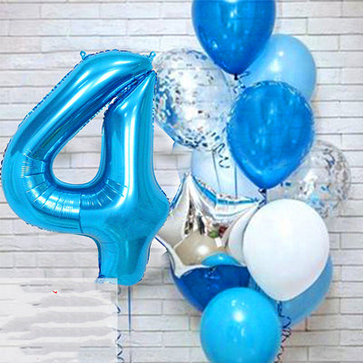 Decoración Sorpresa de Globos Azules para Cumpleaños de tu Novio - Image 64
