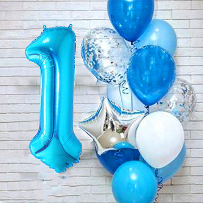 Decoración Sorpresa de Globos Azules para Cumpleaños de tu Novio - Image 65