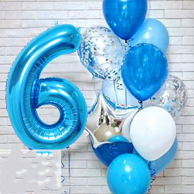 Decoración Sorpresa de Globos Azules para Cumpleaños de tu Novio - Image 63
