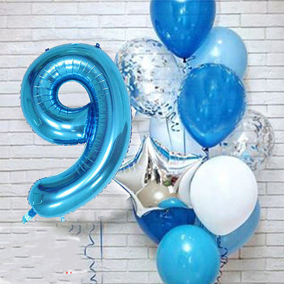 Decoración Sorpresa de Globos Azules para Cumpleaños de tu Novio - Image 69