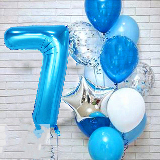 Decoración Sorpresa de Globos Azules para Cumpleaños de tu Novio - Image 8